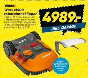 Bilka Worx M500 robotplæneklipper tilbud