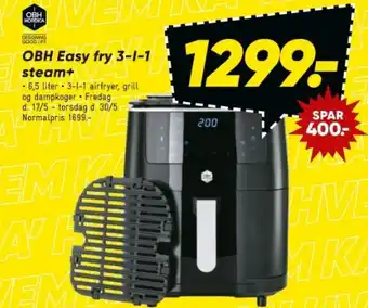 Bilka OBH Easy fry 3-i-1 steam+ tilbud