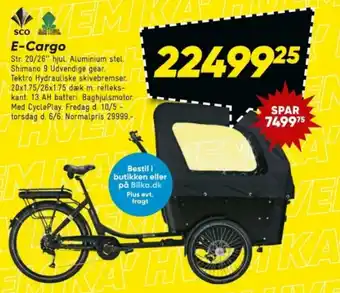 Bilka SCO E-Cargo tilbud