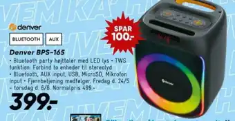 Bilka Denver BPS-165 tilbud