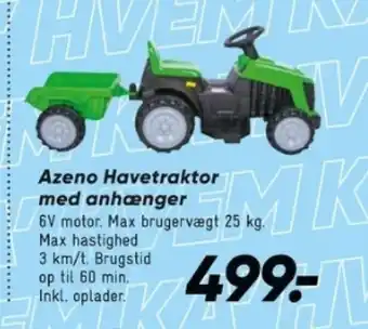Bilka Azeno Havetraktor med anhænger tilbud