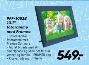 Bilka PFF-1053B 10.1" fotoramme med Frameo tilbud