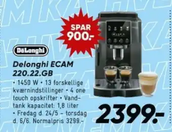 Bilka Delonghi ECAM 220.22.GB tilbud