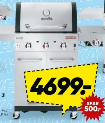 Bilka Char-Broil Professional PRO 3 brænder stål tilbud