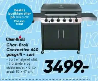 Bilka Char-Broil Convective 640 gasgrill - sort tilbud