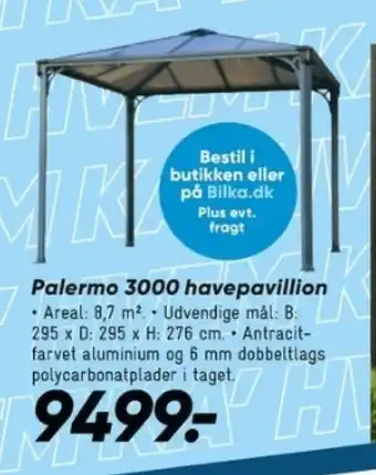 Palermo 3000 havepavillion