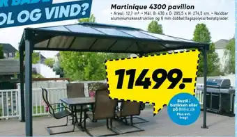Bilka Martinique 4300 pavillon tilbud