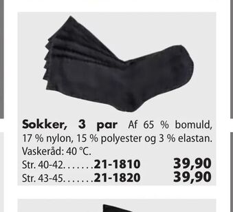 Sokker, 3 par