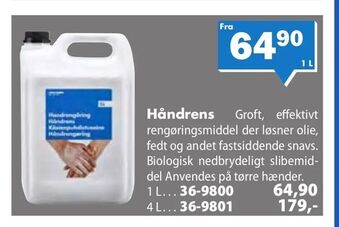 Biltema Håndrens tilbud