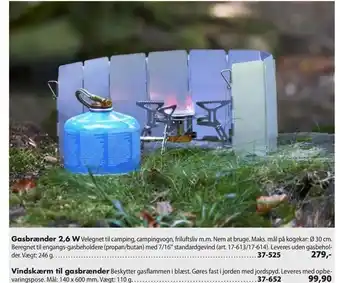 Biltema Vindskærm til gasbrænder tilbud