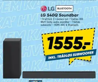 Bilka LG S40Q Soundbar tilbud
