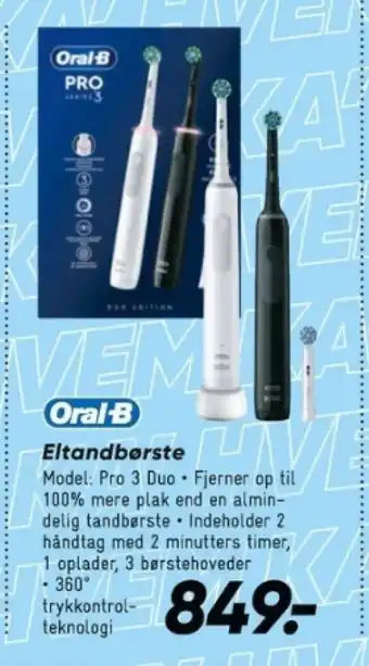 Bilka Oral-B Eltandbørste tilbud