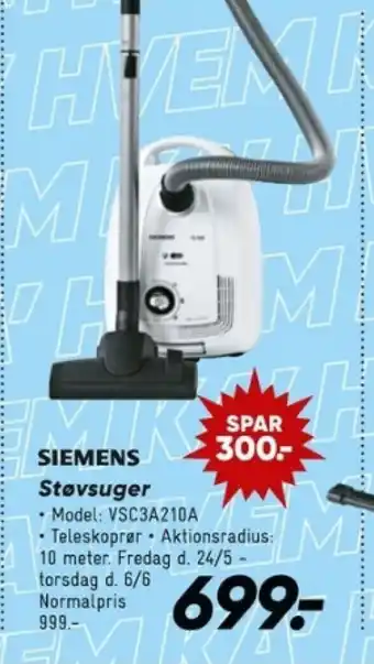 Bilka SIEMENS Støvsuger tilbud