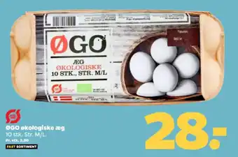 Netto ØGO økologiske æg tilbud