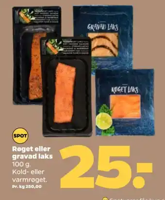 Røget eller gravad laks