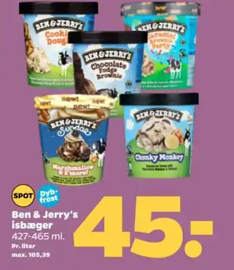 Netto Ben & Jerry's isbæger tilbud
