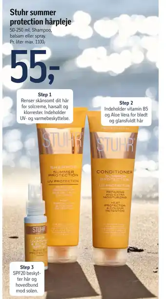Føtex Stuhr summer protection hårpleje tilbud