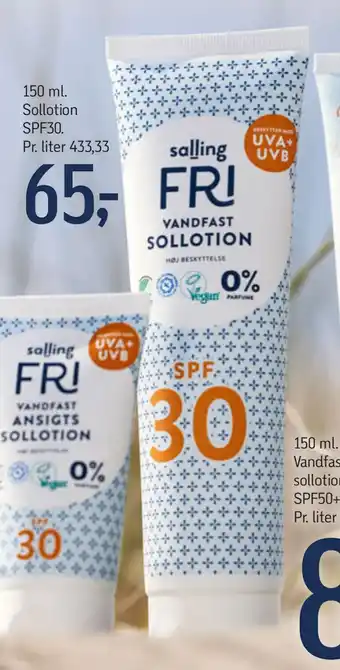 Føtex Sollotion eller aloe vera gel tilbud