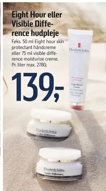 Føtex Eight Hour eller Visible Difference hudpleje tilbud