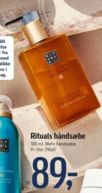 Føtex Rituals håndsæbe tilbud