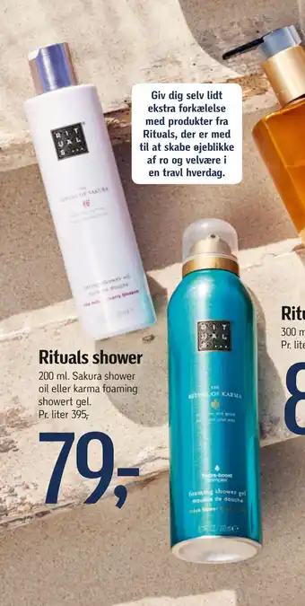 Føtex Rituals shower tilbud