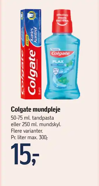 Føtex Colgate mundpleje tilbud