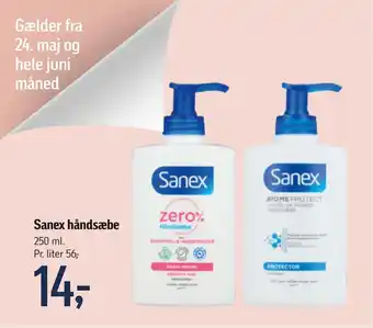 Føtex Sanex håndsæbe tilbud