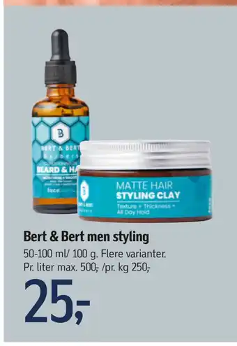 Føtex Bert & Bert men styling tilbud