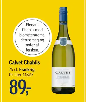 Føtex Calvet Chablis tilbud