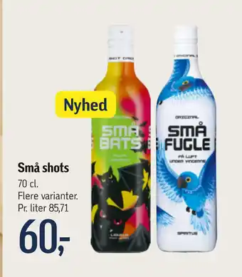 Føtex Små shots tilbud