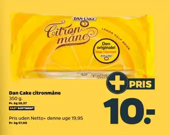 Netto Dan Cake citronmåne tilbud