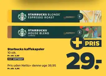 Netto Starbucks kaffekapsler tilbud