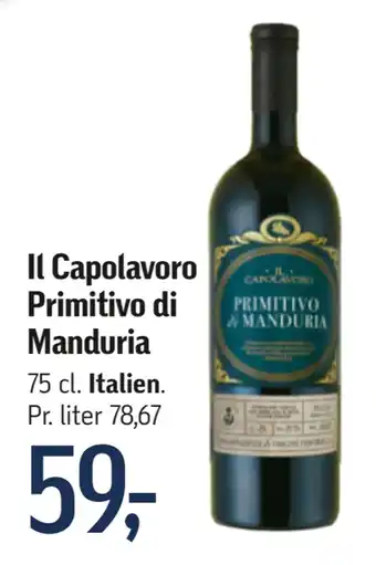 Føtex Il Capolavoro Primitivo di Manduria tilbud
