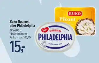 Føtex Buko flødeost eller Philadelphia tilbud