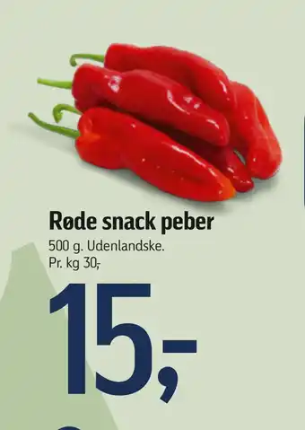 Føtex Røde snack peber tilbud