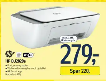 Føtex HP DJ2820e tilbud