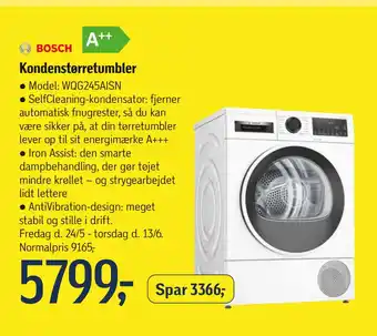 Føtex Kondenstørretumbler tilbud