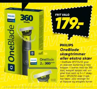 Bilka OneBlade skægtrimmer eller ekstra skær tilbud