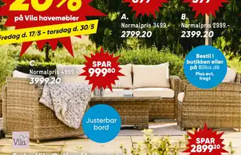 Bilka Gotland loungestol tilbud