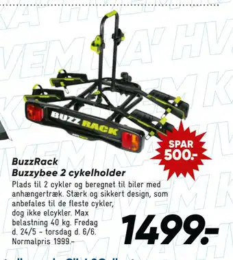 Bilka BuzzRack Buzzybee 2 cykelholder tilbud
