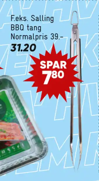 Bilka Salling BBQ tang tilbud
