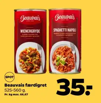 Netto Beauvais færdigret tilbud