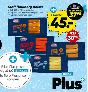 Bilka Steff Houlberg pølser tilbud