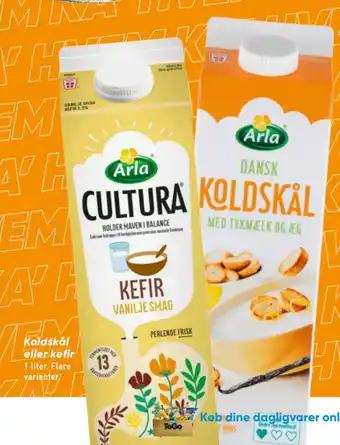 Bilka Koldskål eller kefir tilbud