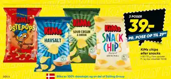 Bilka KiMs chips eller snacks tilbud