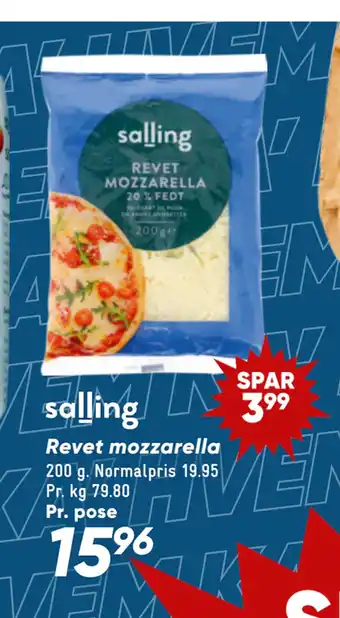 Bilka Revet mozzarella tilbud