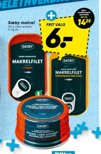Bilka Sæby makrel tilbud