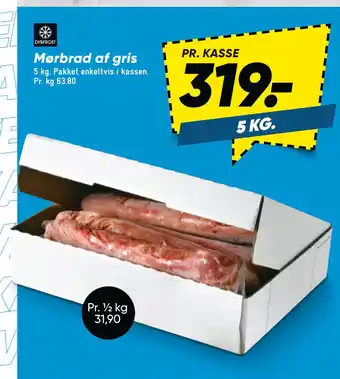 Bilka Mørbrad af gris tilbud