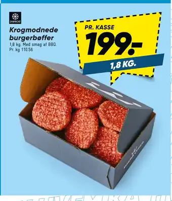 Bilka Krogmodnede burgerbøffer tilbud
