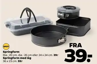 Netto Springform med låg tilbud